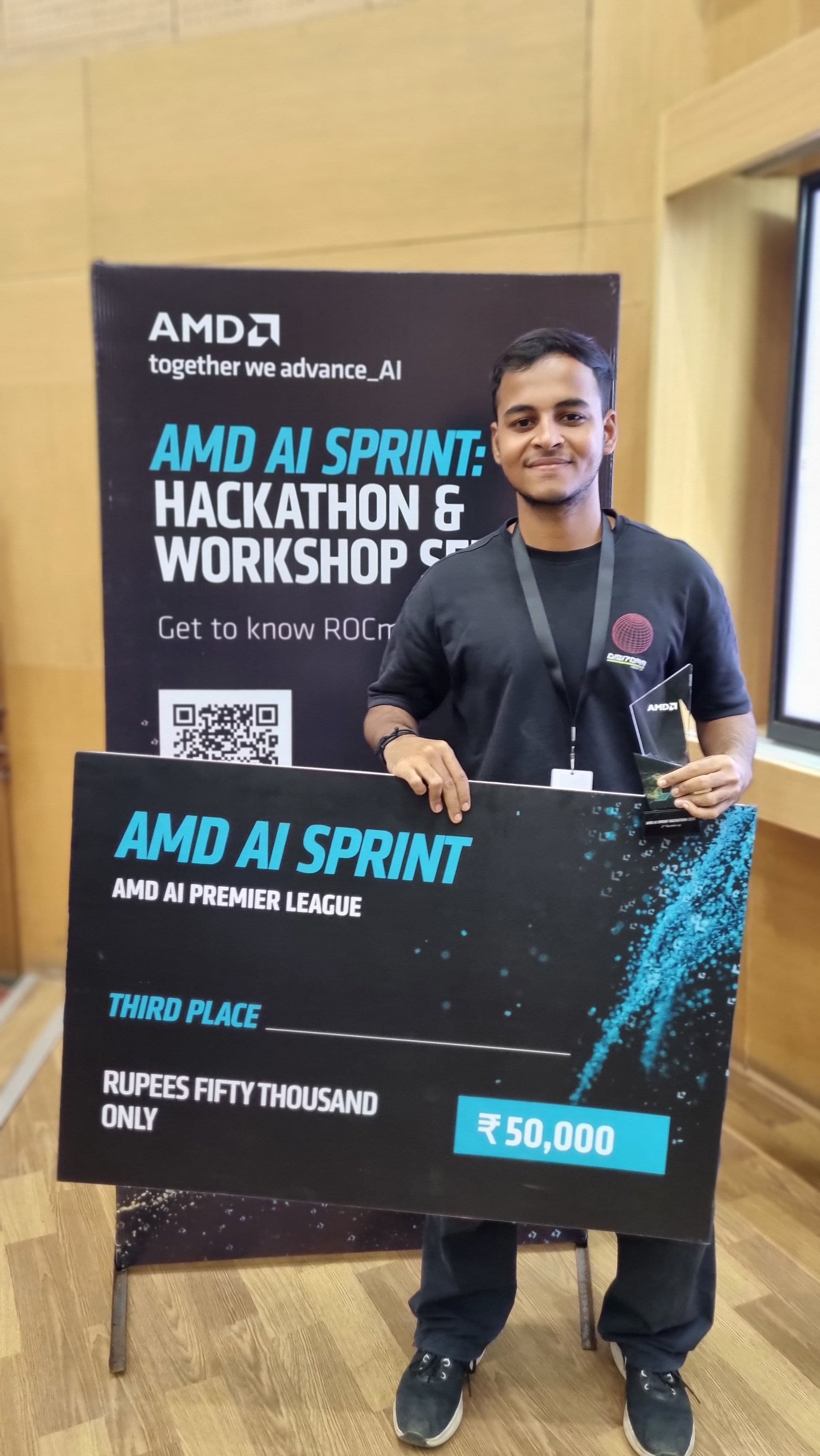 2nd Runner Up - AMD AI Sprint Hackathon IIT Bombay