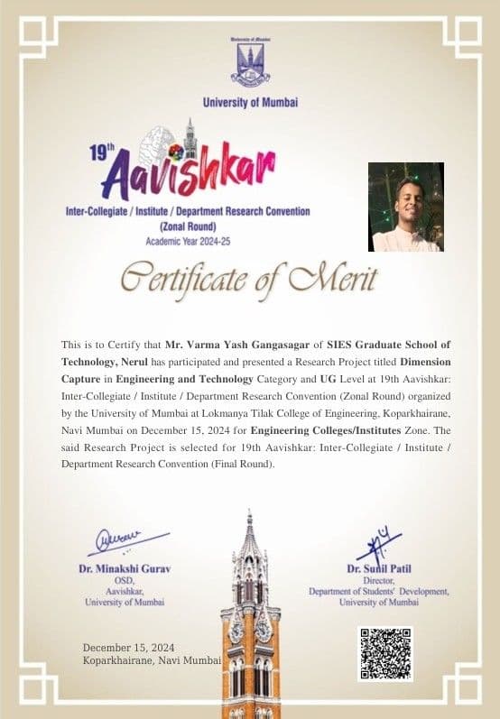 19th Aavishkar Finalist